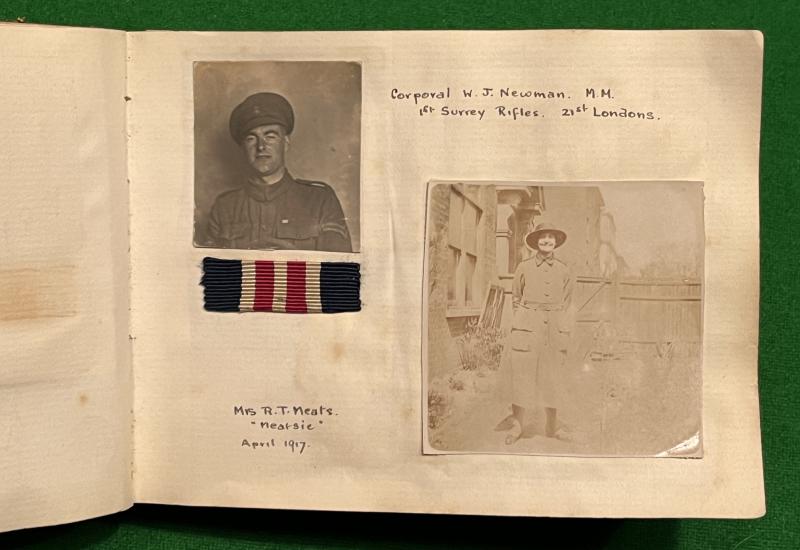 WW1 W.A.A.C. Photo and Autograph Album.