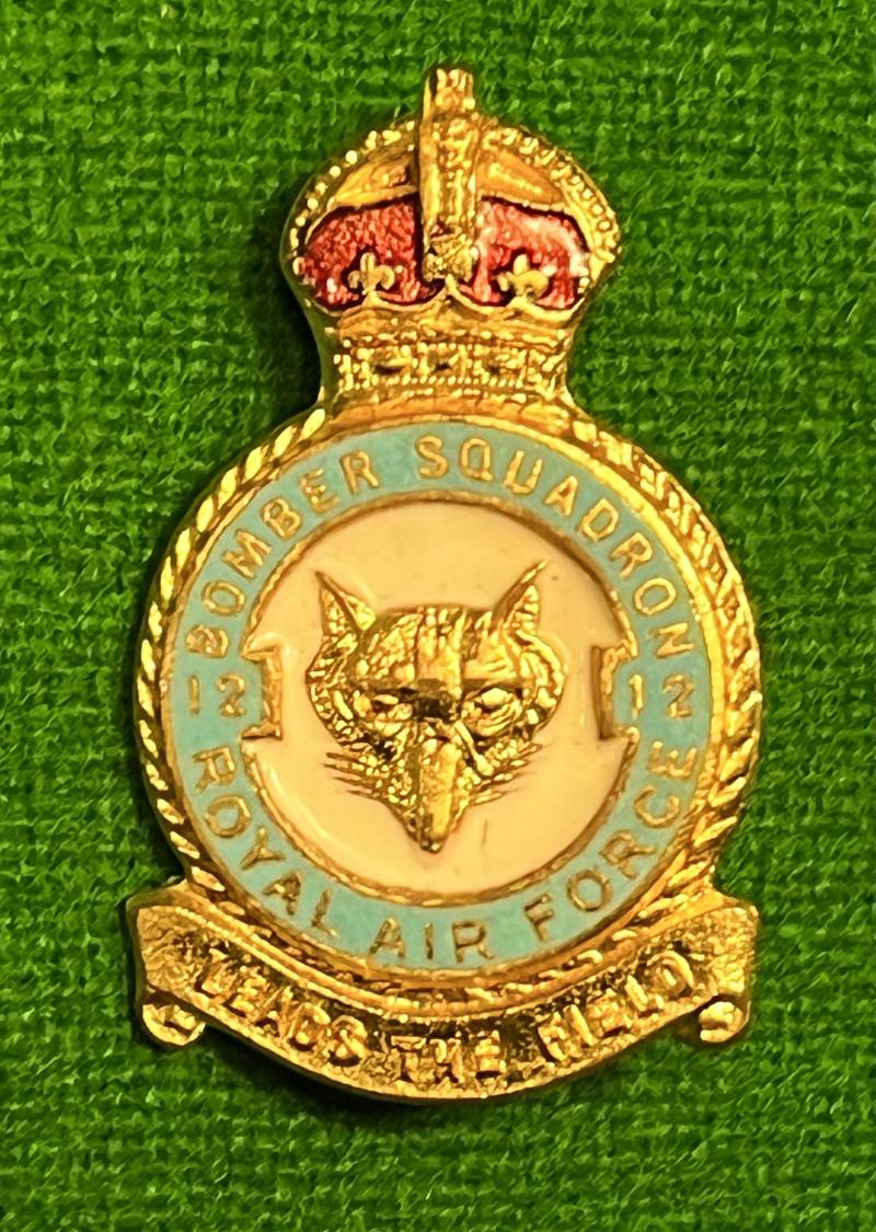 RAF No 12 Bomber Squadron Badge.