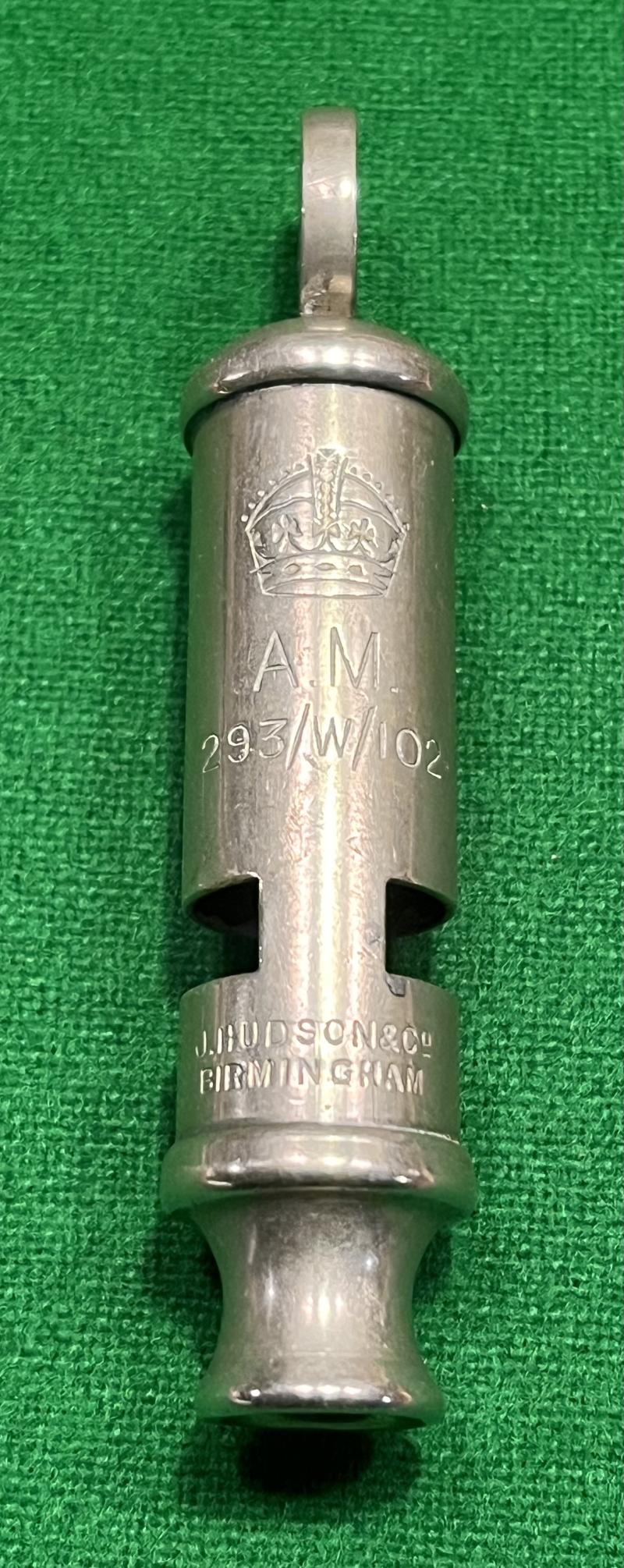 RAF Mae West Whistle.