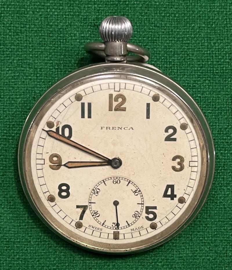 WW2 British G.S.T.P. Pocket Watch - Frenca