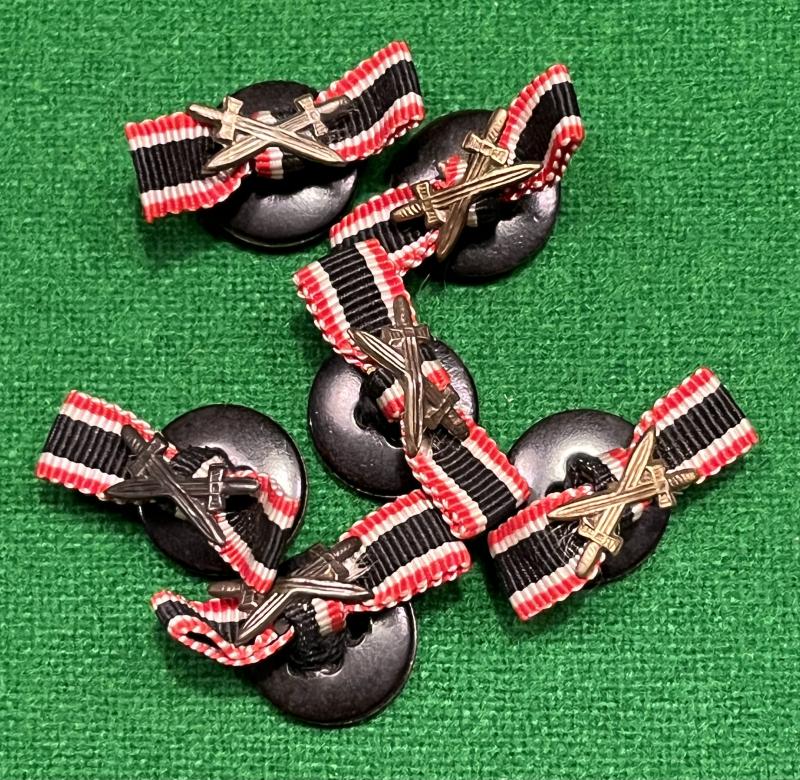 Third Reich KVKII with Swords Medal ribbons.