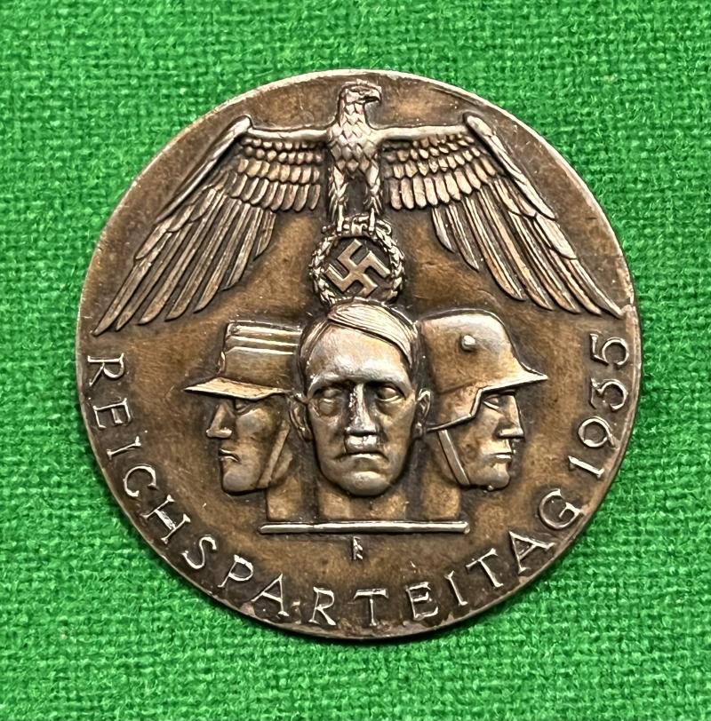 1935 Reichsparteitag Nürnberg Rally badge.