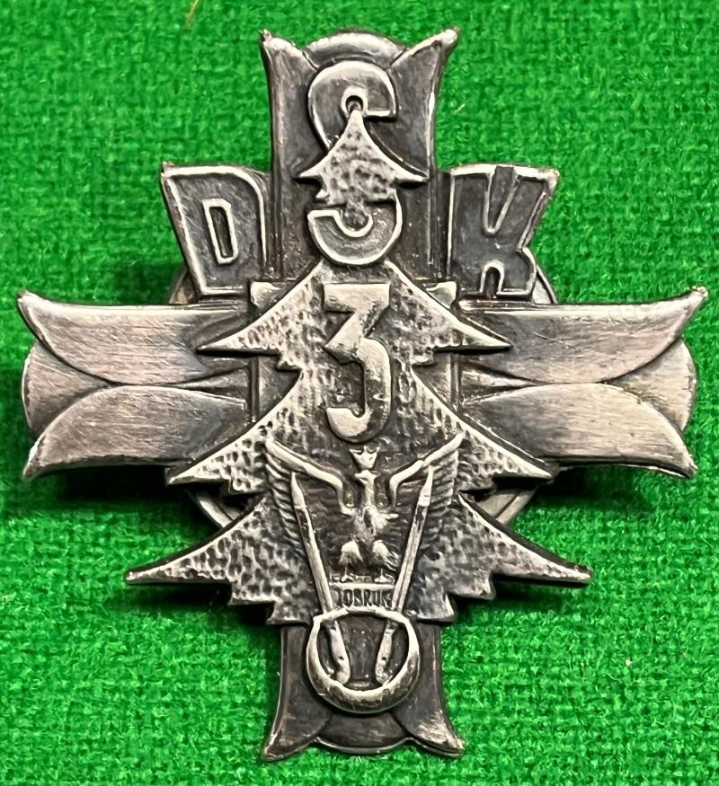 Polish 3rd Carpathian Rifle Division Badge.