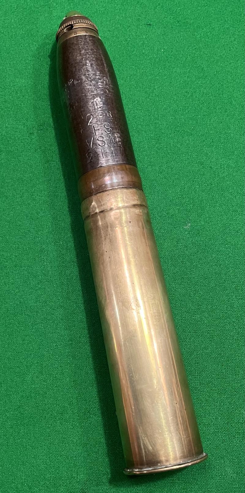 WW1 Naval 2Pdr MKI Round.