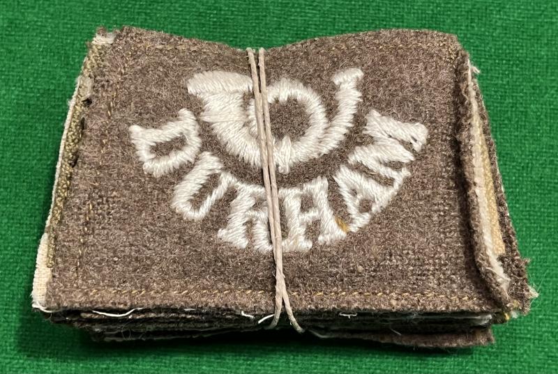 WW1 Durham Light Infantry Shoulder Titles.