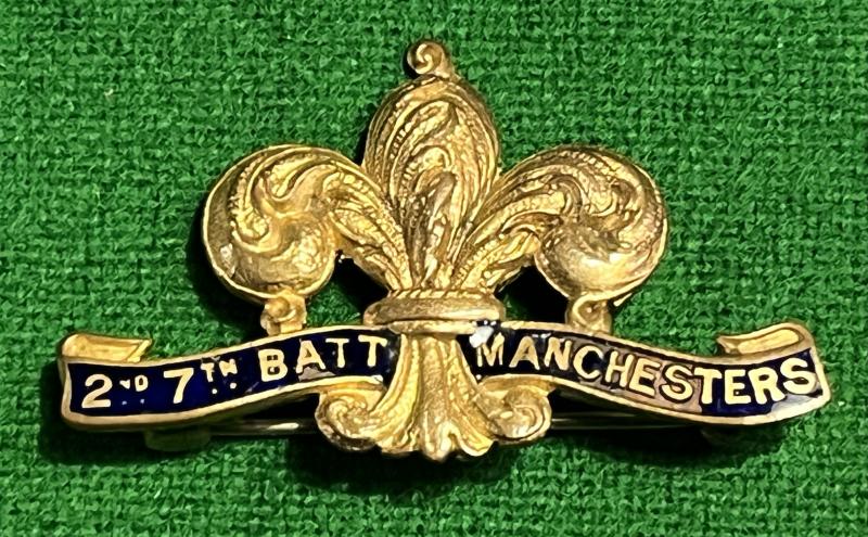 2/7th Battalion The Manchester Regiment (TF) sweetheart badge.
