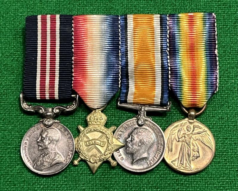 Miniature MM & 1914/15 Star Trio.