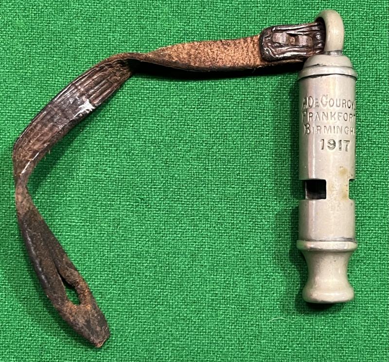 1917 Trench British whistle.