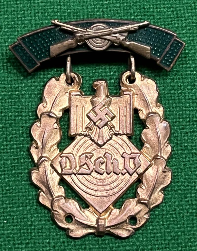 Third Reich NSRL DSV Shooting award in Gold.