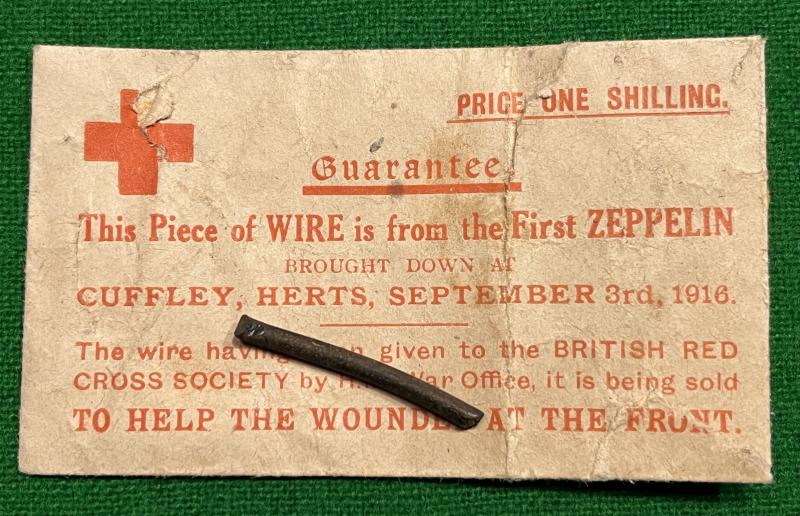 WW1 Zeppelin SL11 Souvenir.