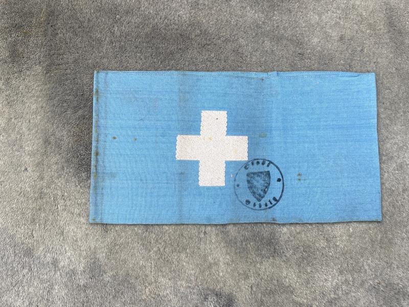 THIRD REICH LUFTSCHUTZ MEDIC ARMBAND.