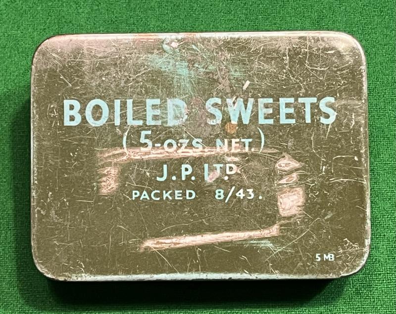 1943 Boiled Sweets Ration Tin.