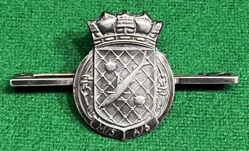 Royal Naval Patrol Service Mine Sweeping Anti Submarine Brooch.