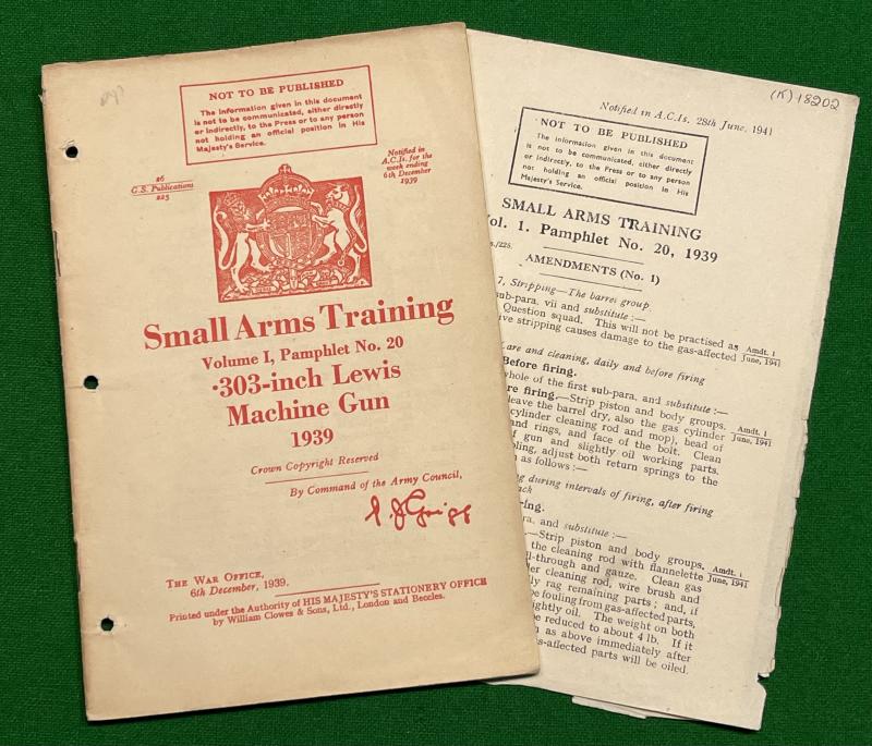 S.A.T.Vol.I No.20 .303 Lewis Machine Gun.