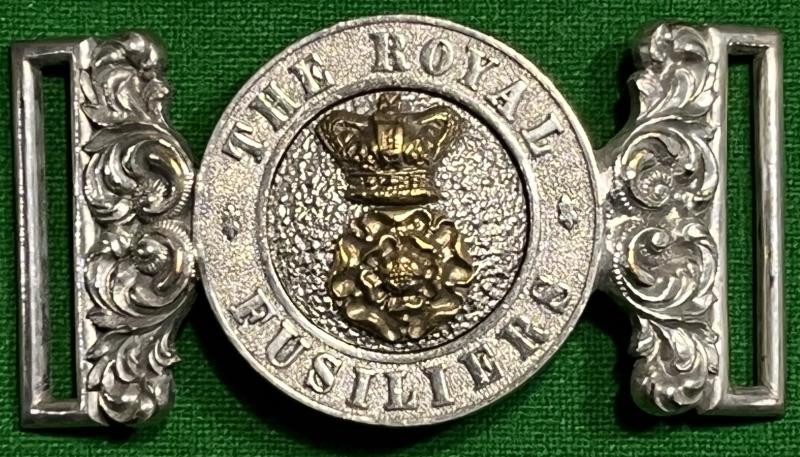 Militia Battalions Royal Fusiliers Victorian Officer's waist belt clasp