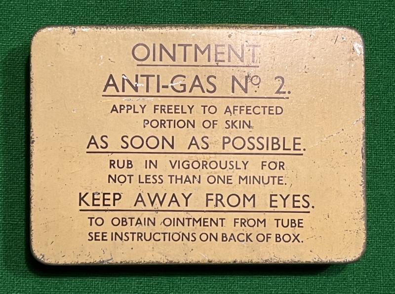 Tin, Anti-Gas Ointment, No. 2, 1940.