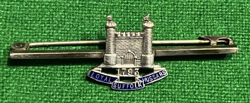 Loyal Suffolk Hussars Sweetheart brooch.