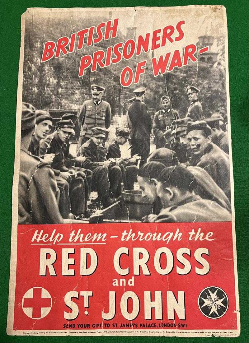 Red Cross & St.John P.O.W. Campaign Poster.