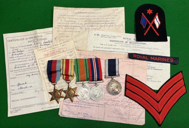 WW2 Royal Marine LSGC medal grouping.