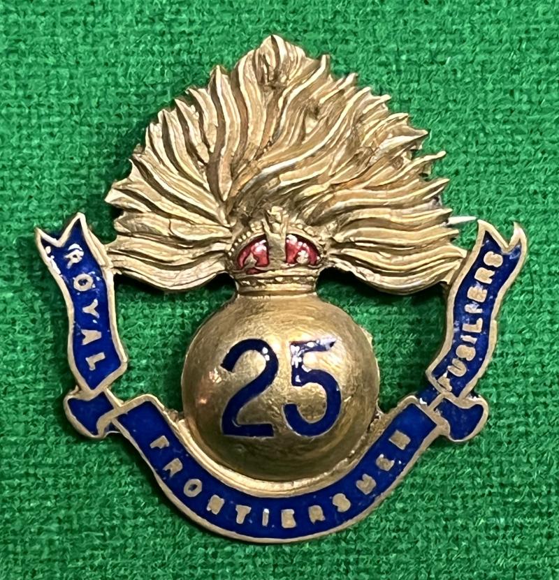 25th Battalion Royal Fusiliers (Frontiersmen) sweetheart badge.