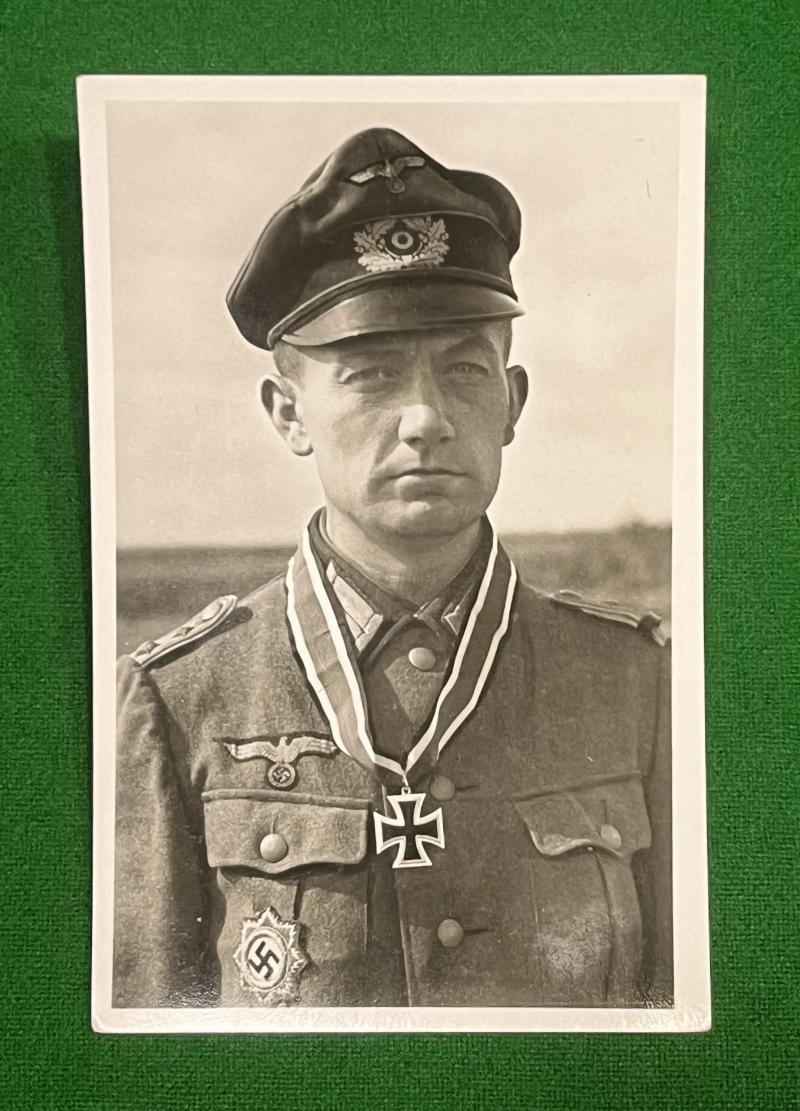 Knight's Cross Winner postcard.