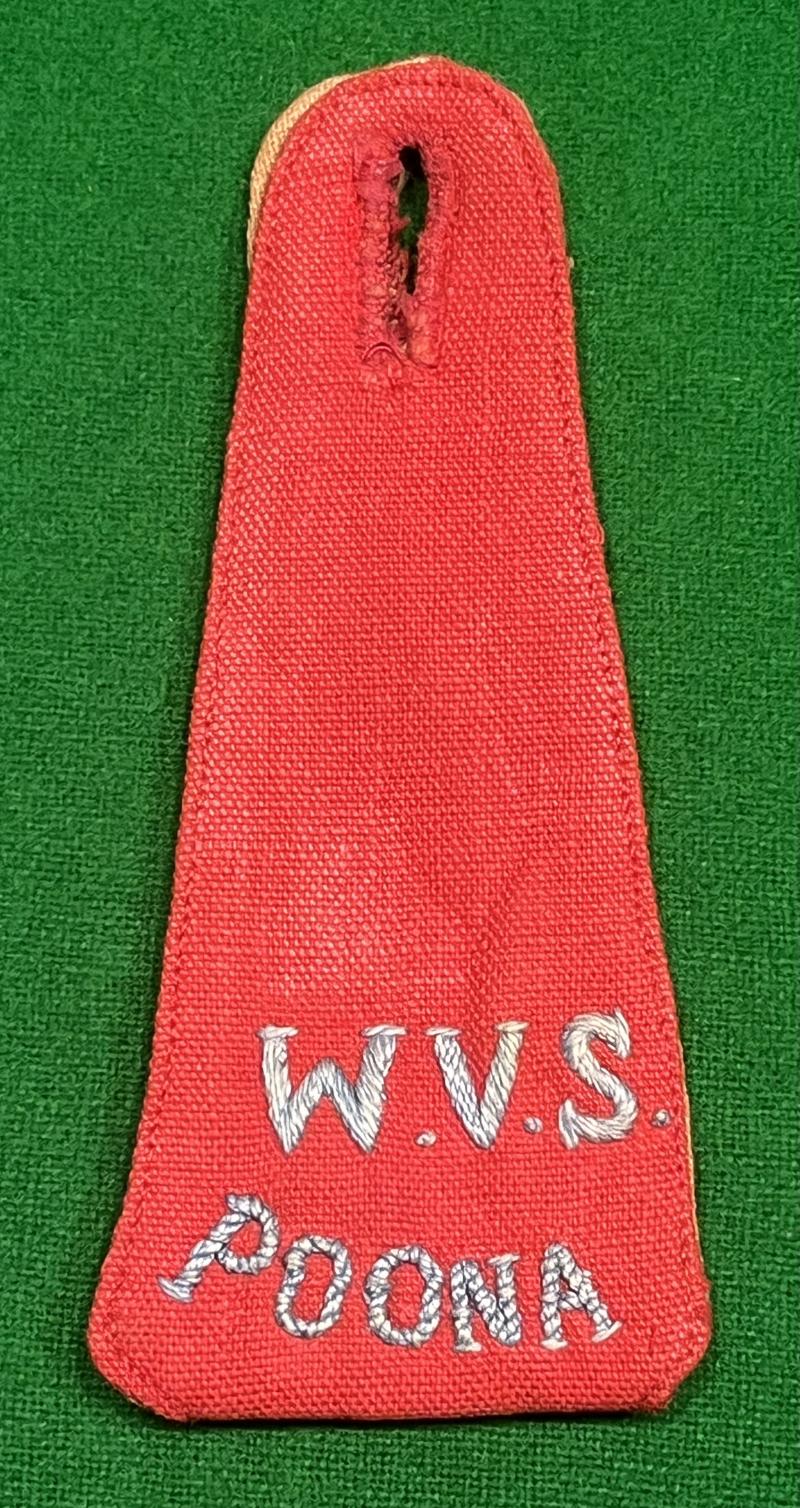 WW2 WVS Poona Shoulder strap.