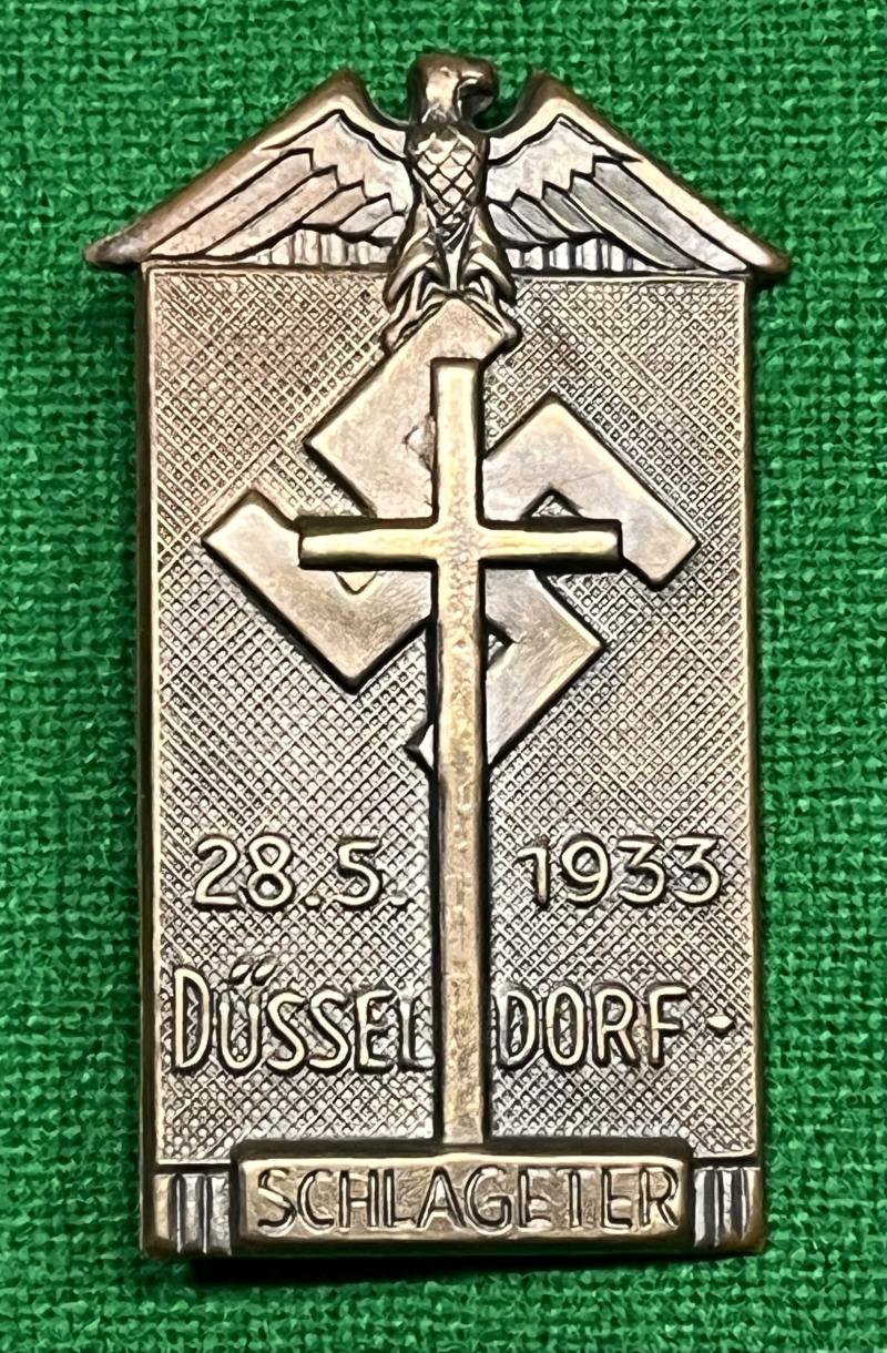 Düsseldorf Schlageter 1933 Day Badge