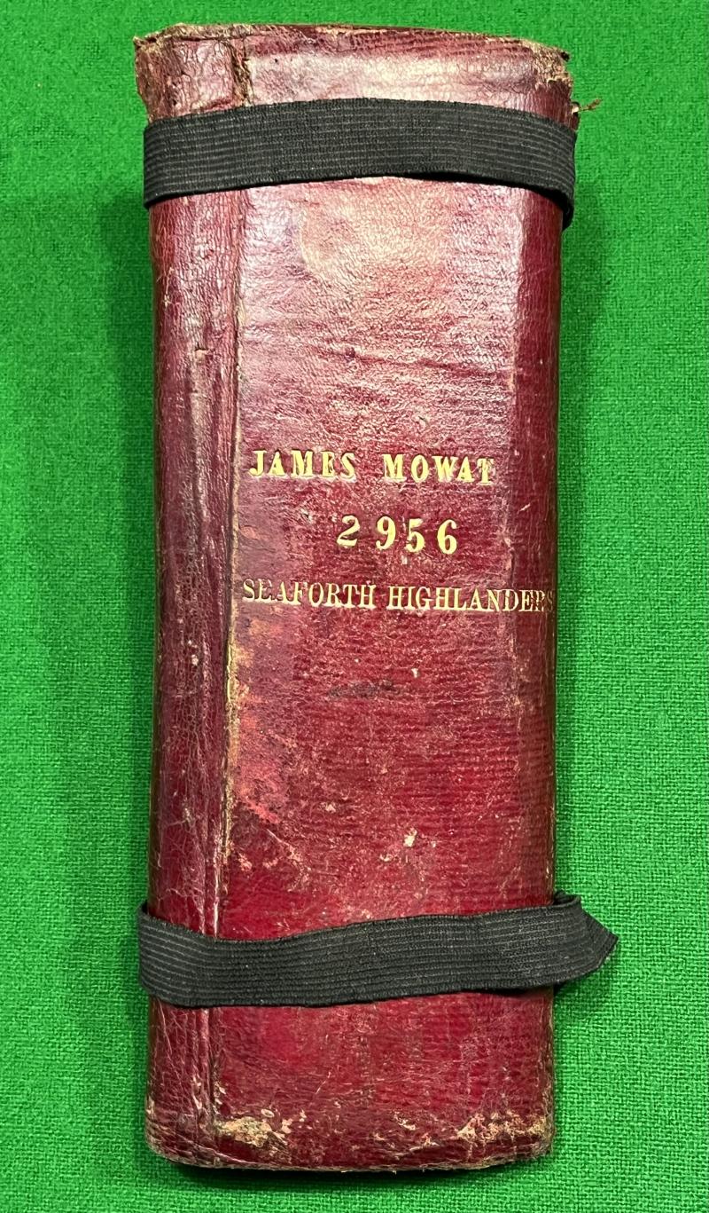 Victorian Army Form B.50 - Seaforth Highlanders.