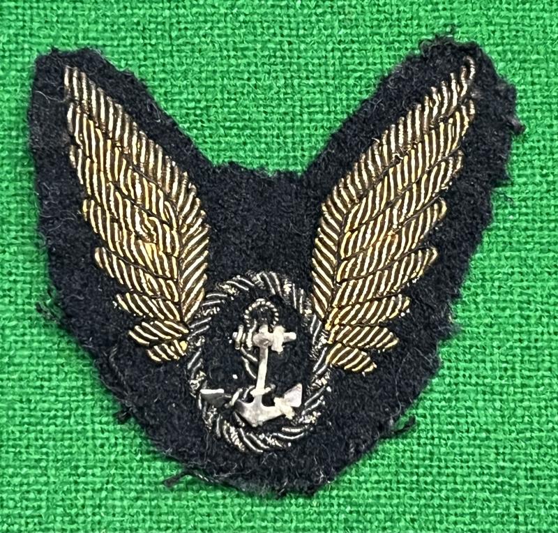 Fleet Air Arm Rating Aircrew Wing in bullion.