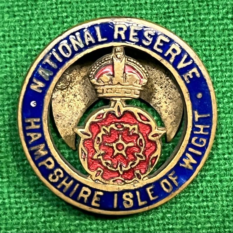 Hampshire & Isle of Wight National Reserve Lapel badge.
