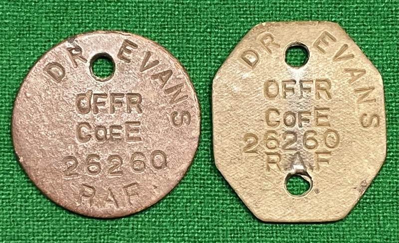 RAF Air Chief Marshall dog tags.