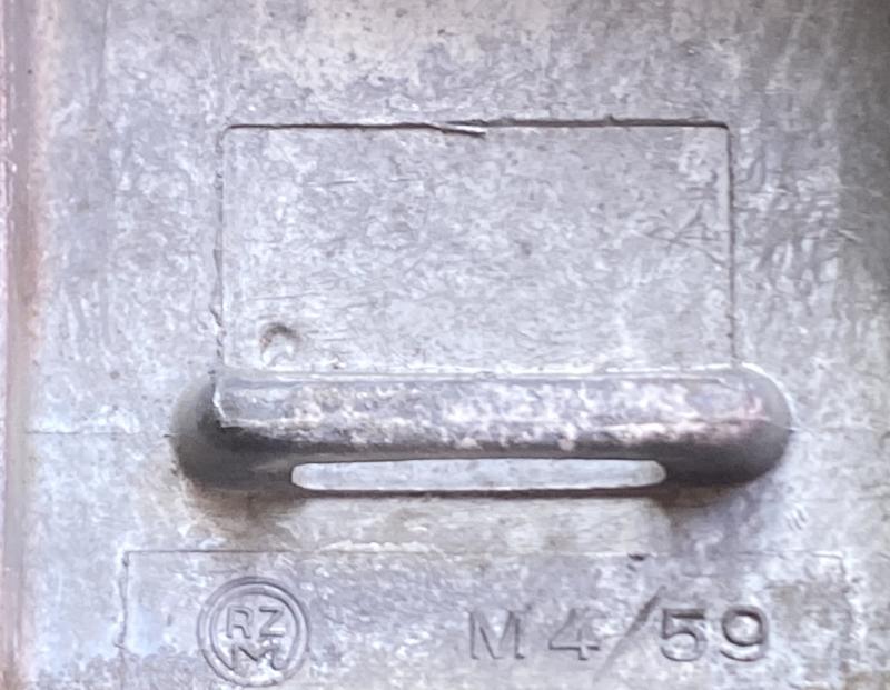 HITLER YOUTH BELT BUCKLE RZM MARKED.