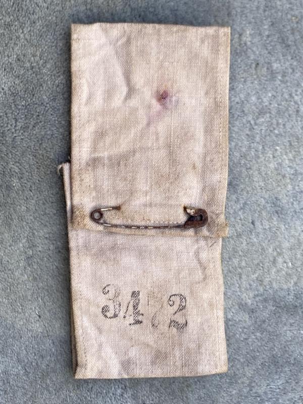 WW1 GERMAN RED CROSS ARMBAND DATED 1916.