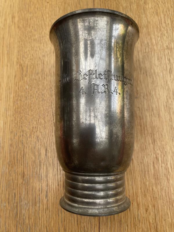 LARGE PRIZE CUP FOR THIRD REICH ARTILLERY COMPANY