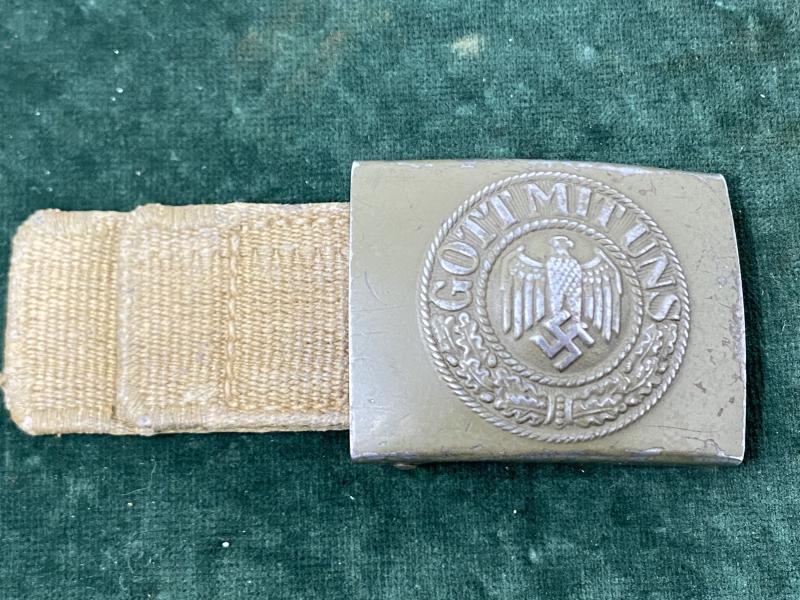 RARE WHERMACHT AFRIKA KORPS/TROPICAL BUCKLE.