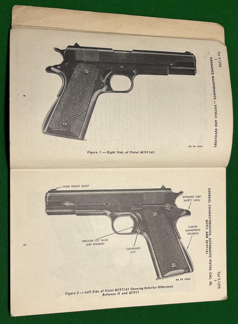 1942 US Manual ' Pistols & Revolvers '.