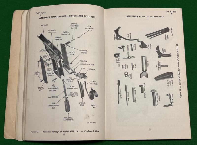 1942 US Manual ' Pistols & Revolvers '.