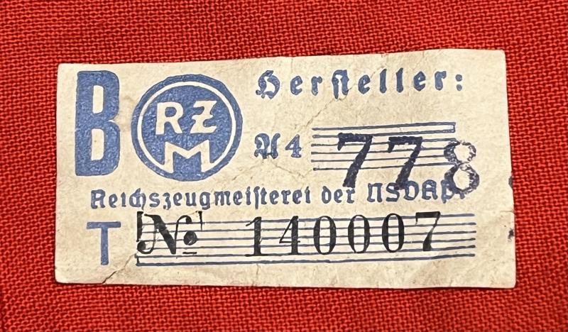 N.S.D.A.P. Party Armband.