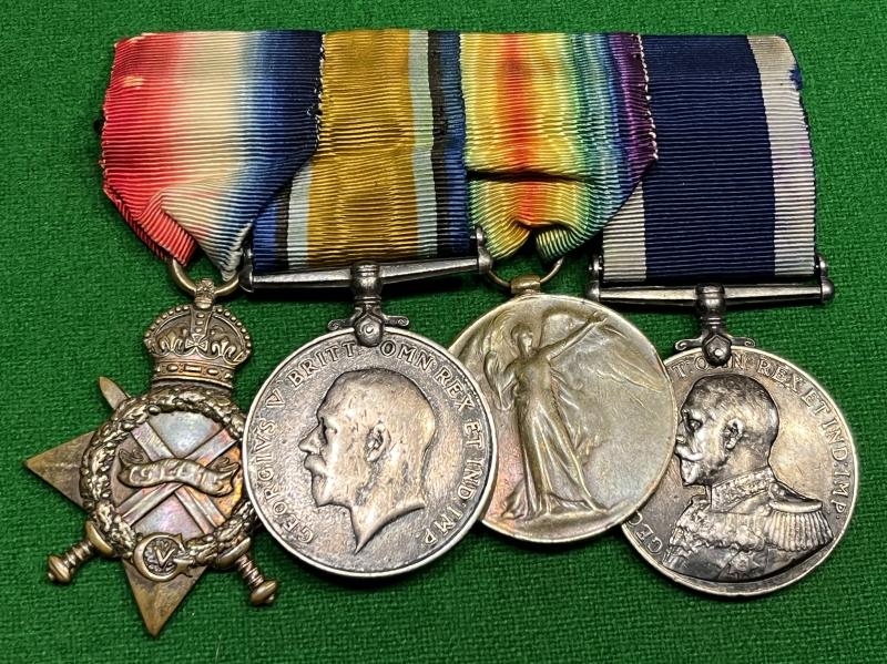 WW1 1914-15 Star Trio and Navy LSGC.