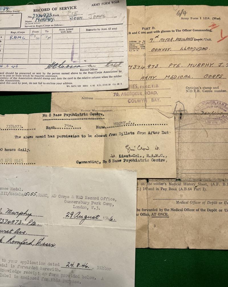 WW2 8th Army RAMC Grouping.