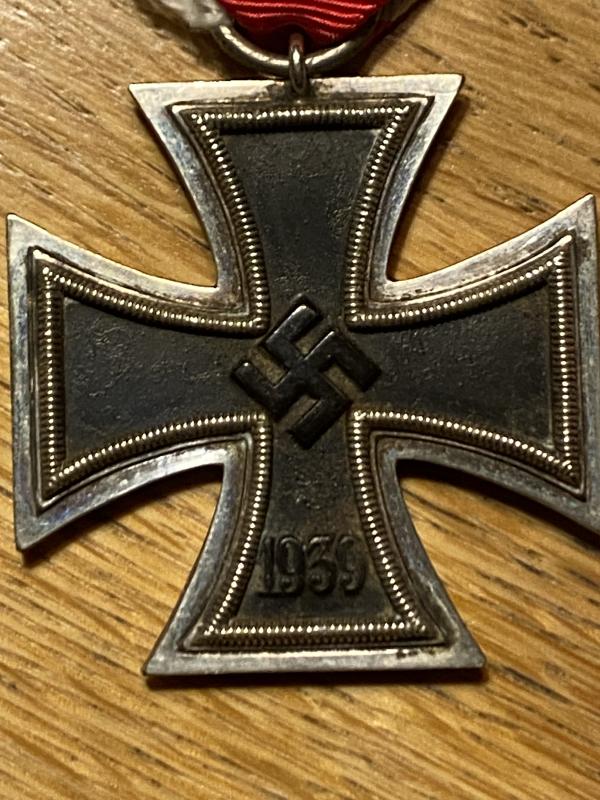 THIRD REICH EKII WITH MAKER MARK '55'.