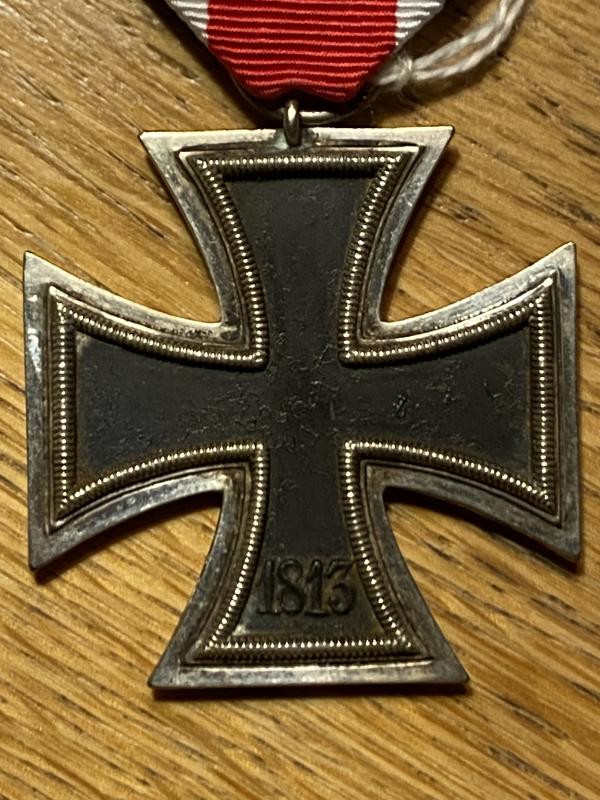 THIRD REICH EKII WITH MAKER MARK '55'.