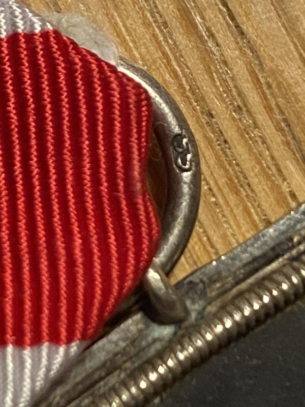 THIRD REICH EKII WITH MAKER MARK '55'.