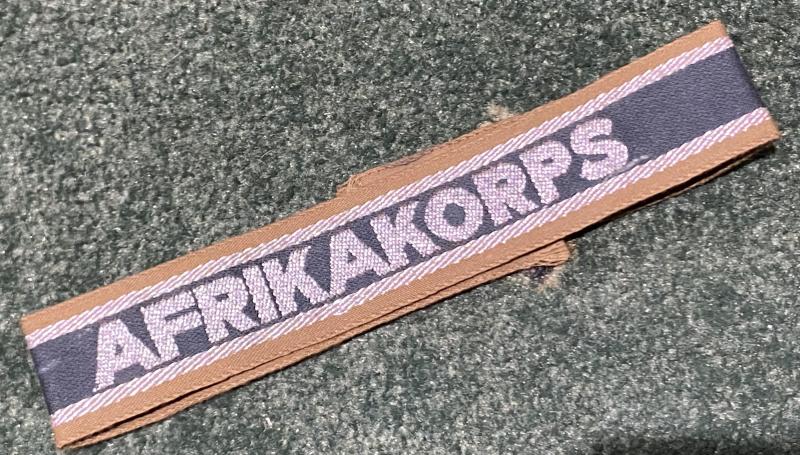 AFRIKA KORPS CUFF TITLE.