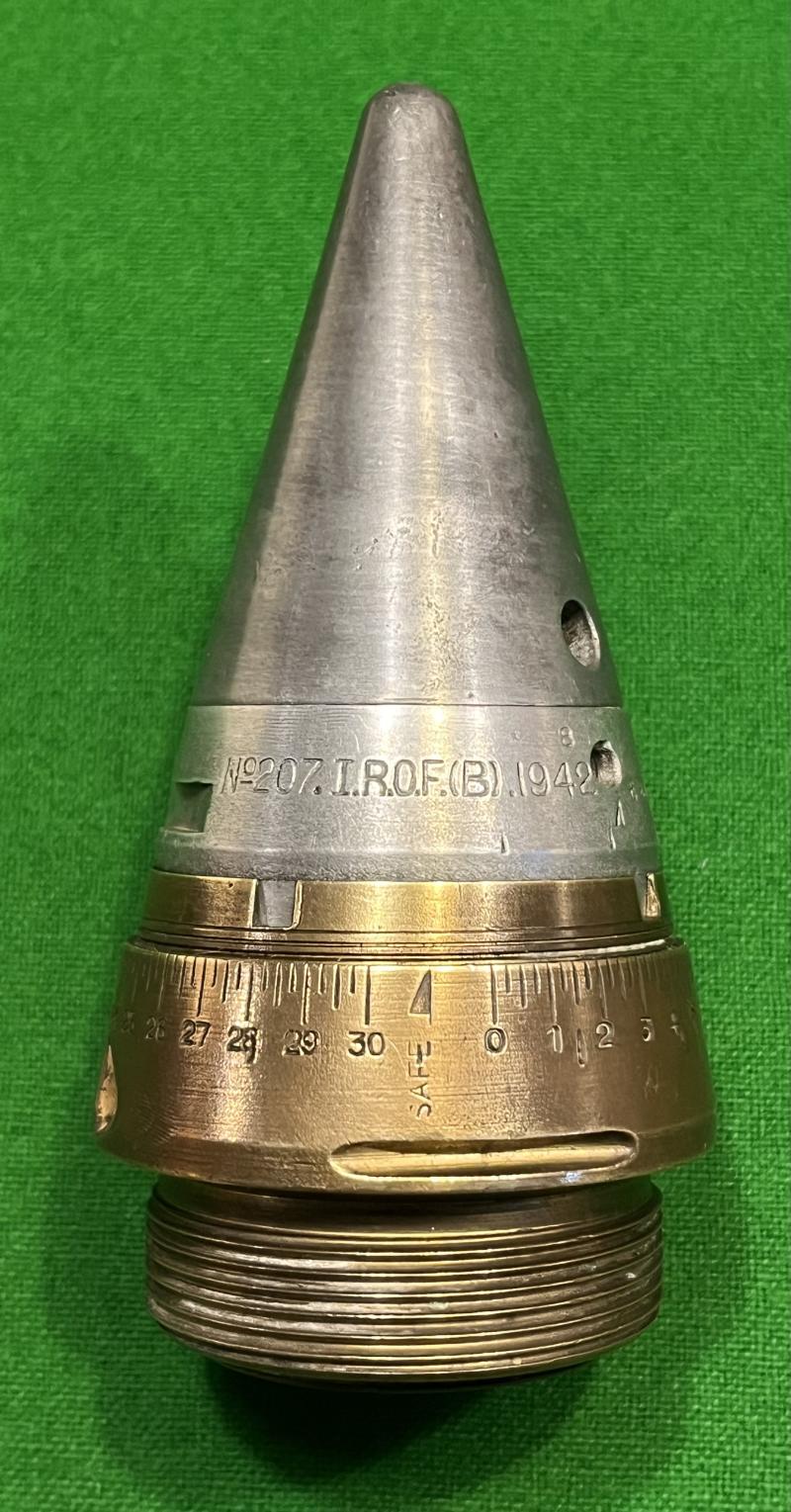 British No 207 Mk I Artillery Fuze.