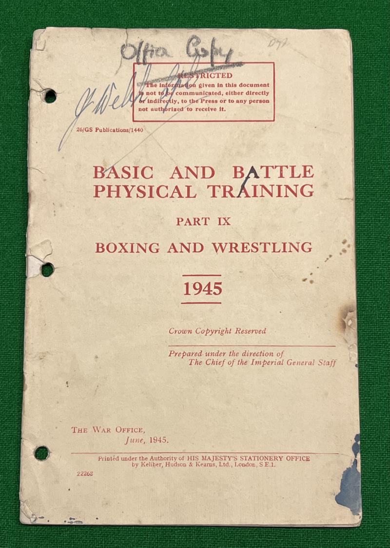 1945 Battle Training - Boxing and Wrestling.