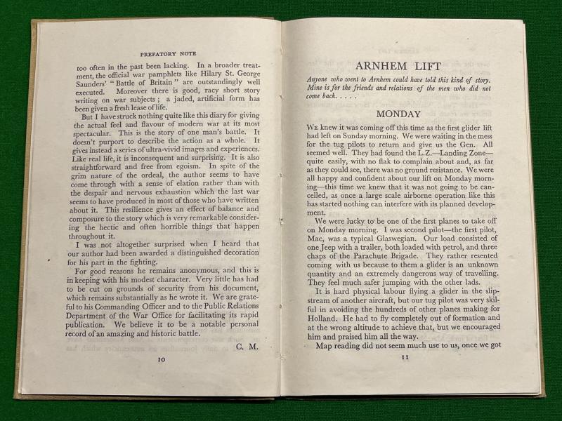 Arnhem Lift-Diary of a Glider Pilot.