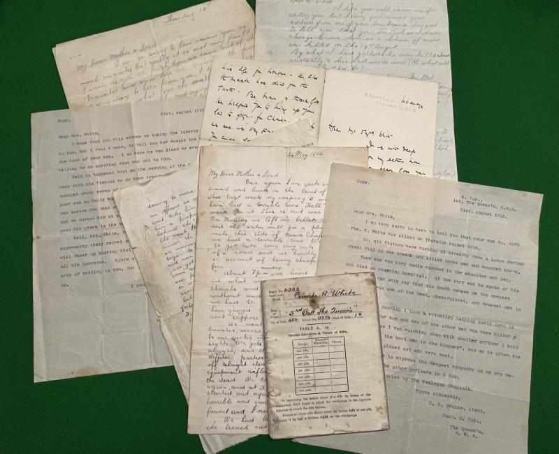 WW1 Casualty ephemera group.