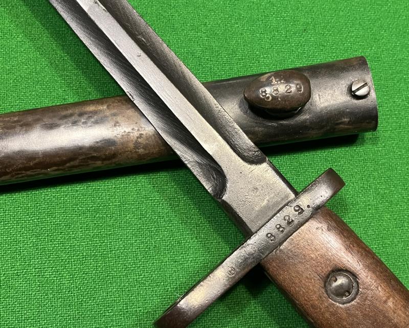 WWII Belgium Army issued M1916 Bayonet