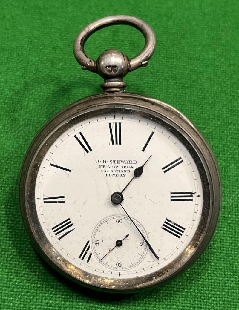 1884 Silver Pocket Watch - Army Rifle Meeting.